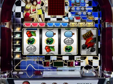 Pachi-Slot Teiou - Maker Suishou Manual 5 - Race Queen 2, Tomcat (JP) screen shot game playing